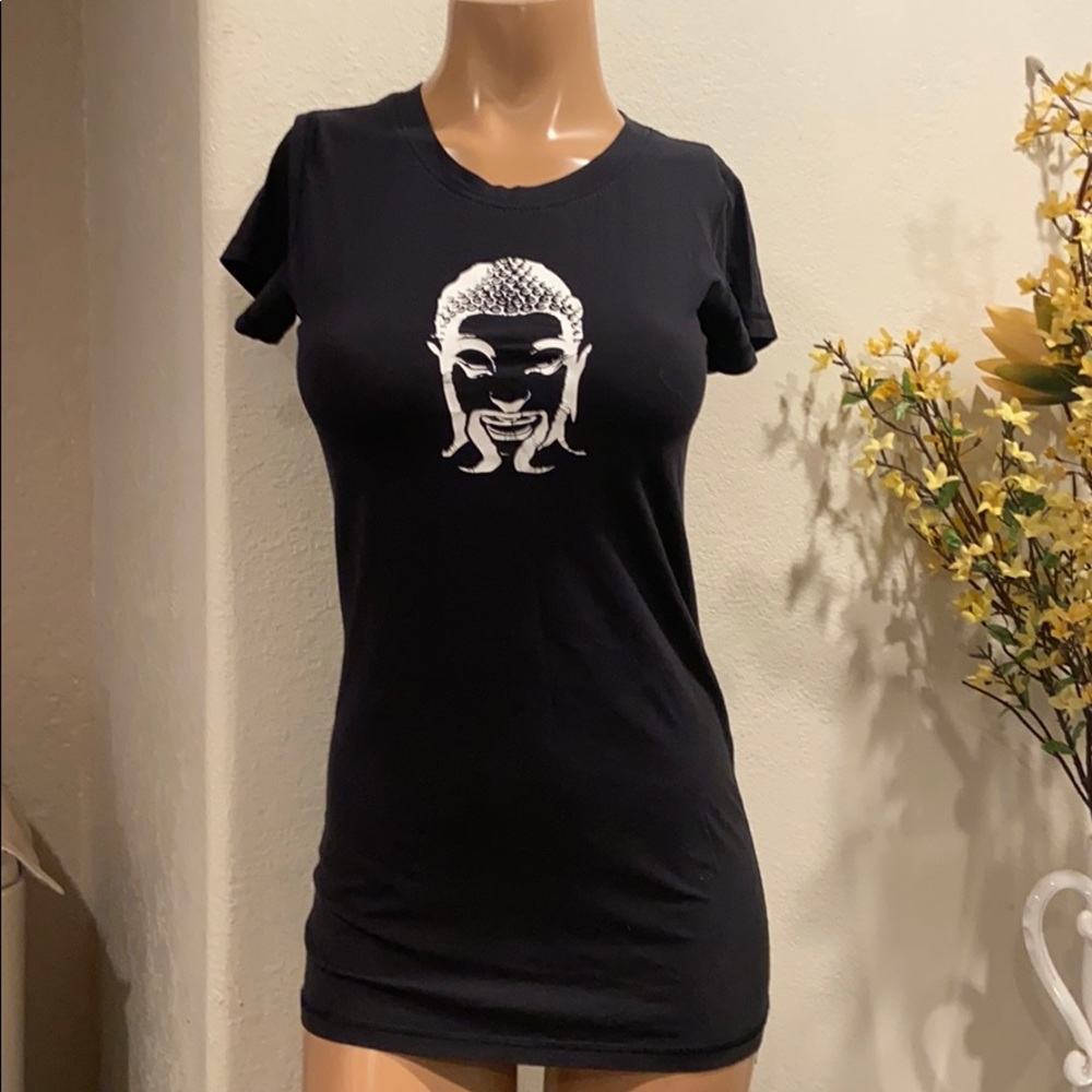 Lululemon black t shirt Sz 6(2)